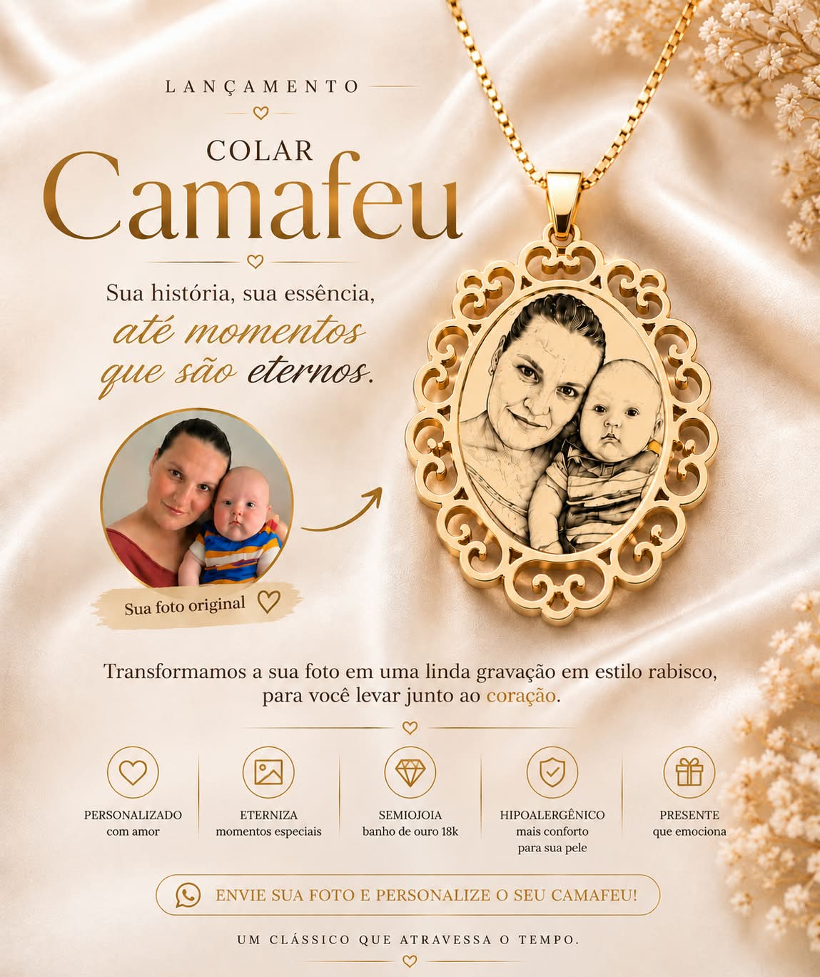 Colar Camafeu